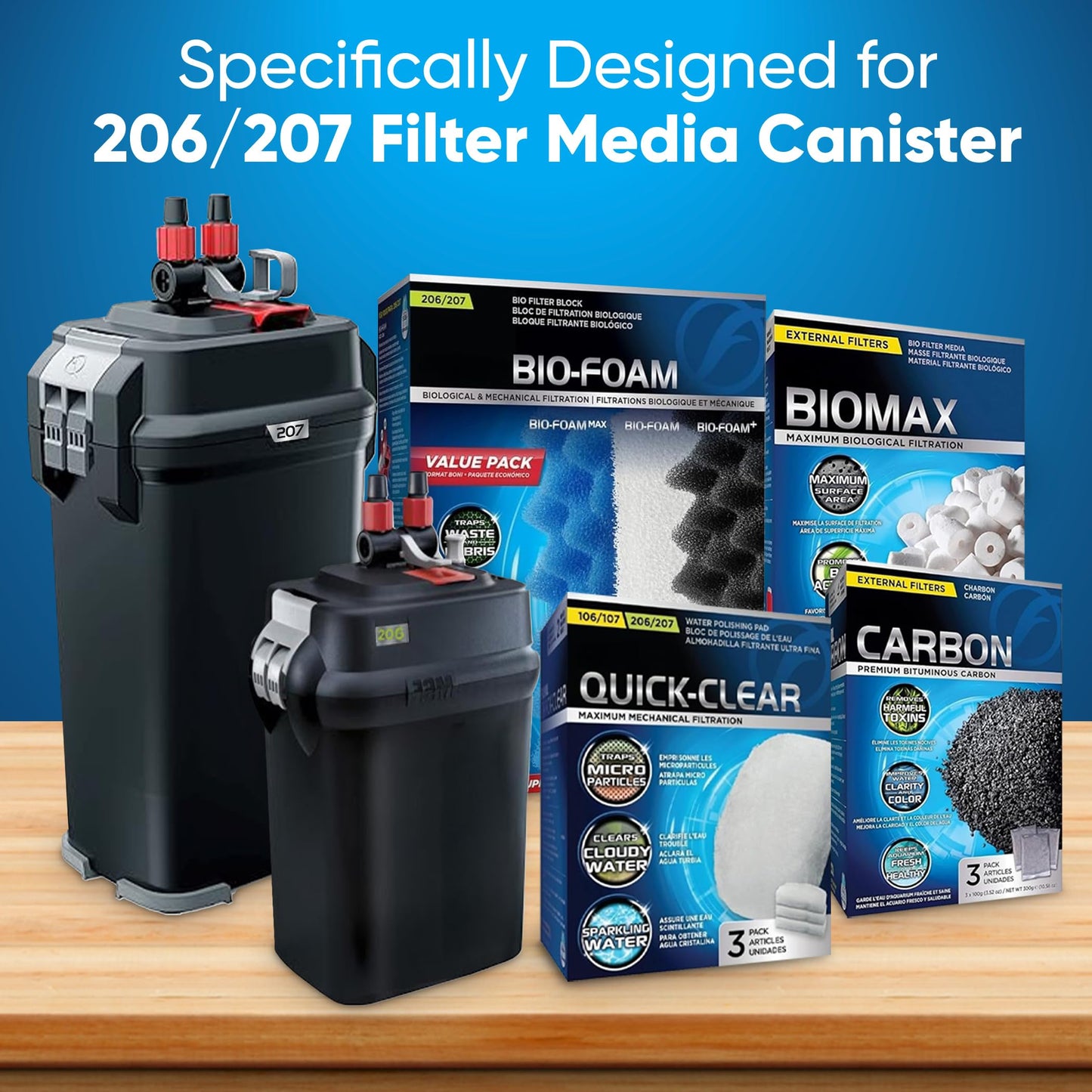 Fluval 206/207 Canister Filter Media Kit