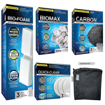Fluval FX4/FX5/FX6 Canister Filter Media Kit