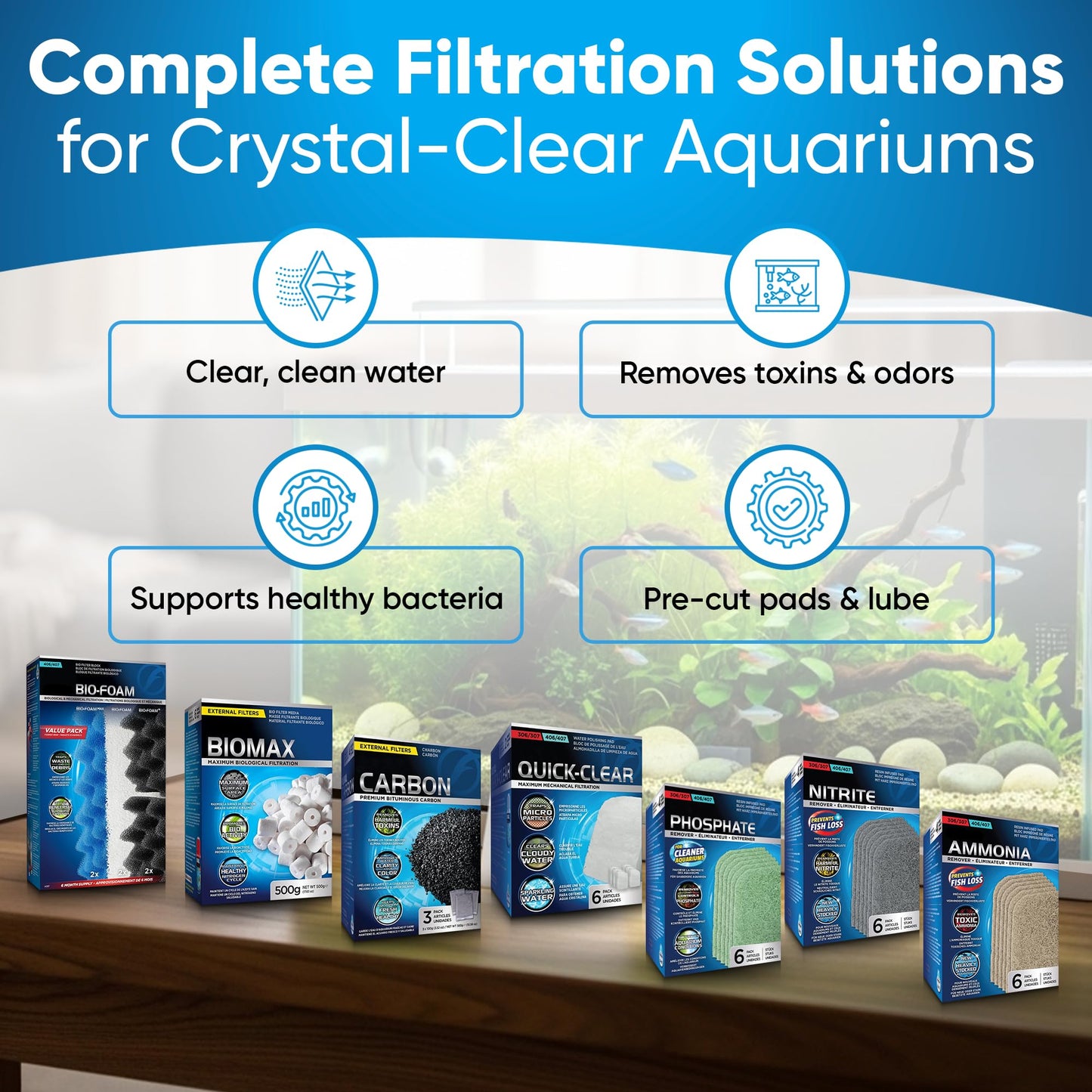 Fluval 406/407 Canister Filter Media Kit
