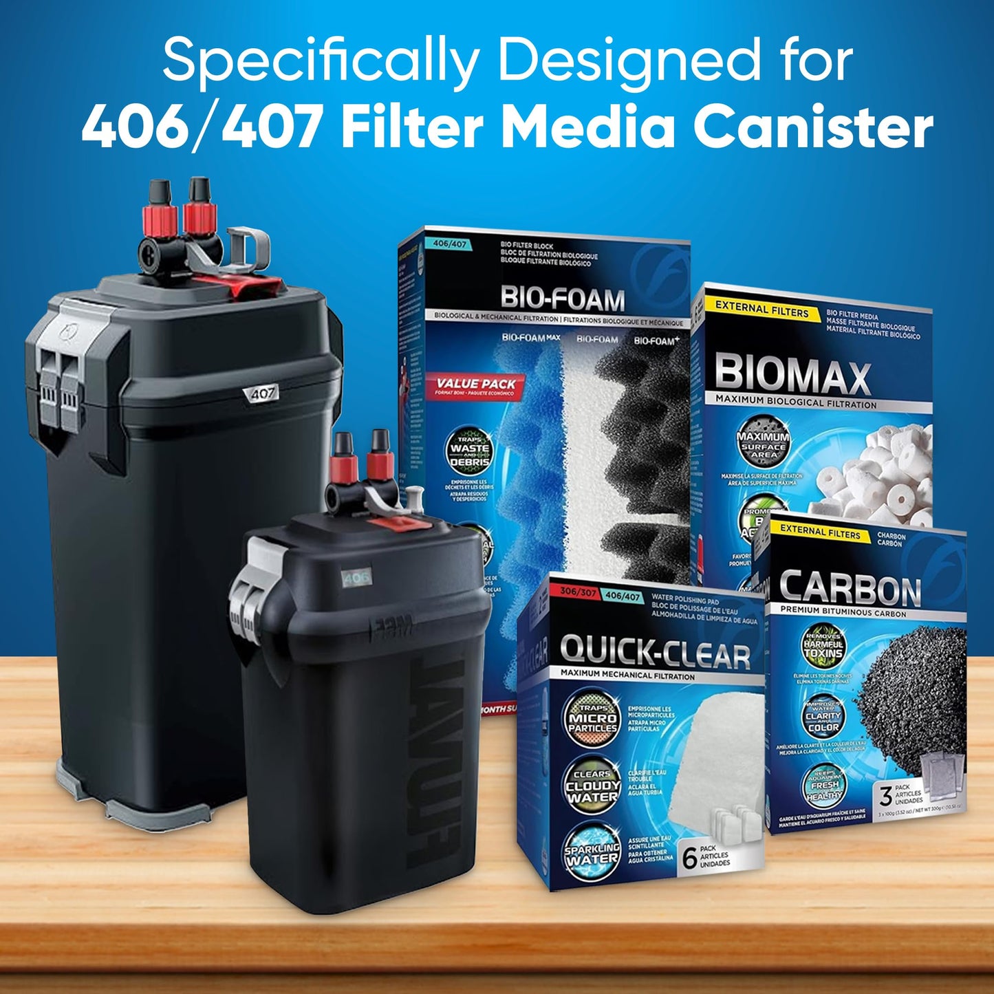 Fluval 406/407 Canister Filter Media Kit