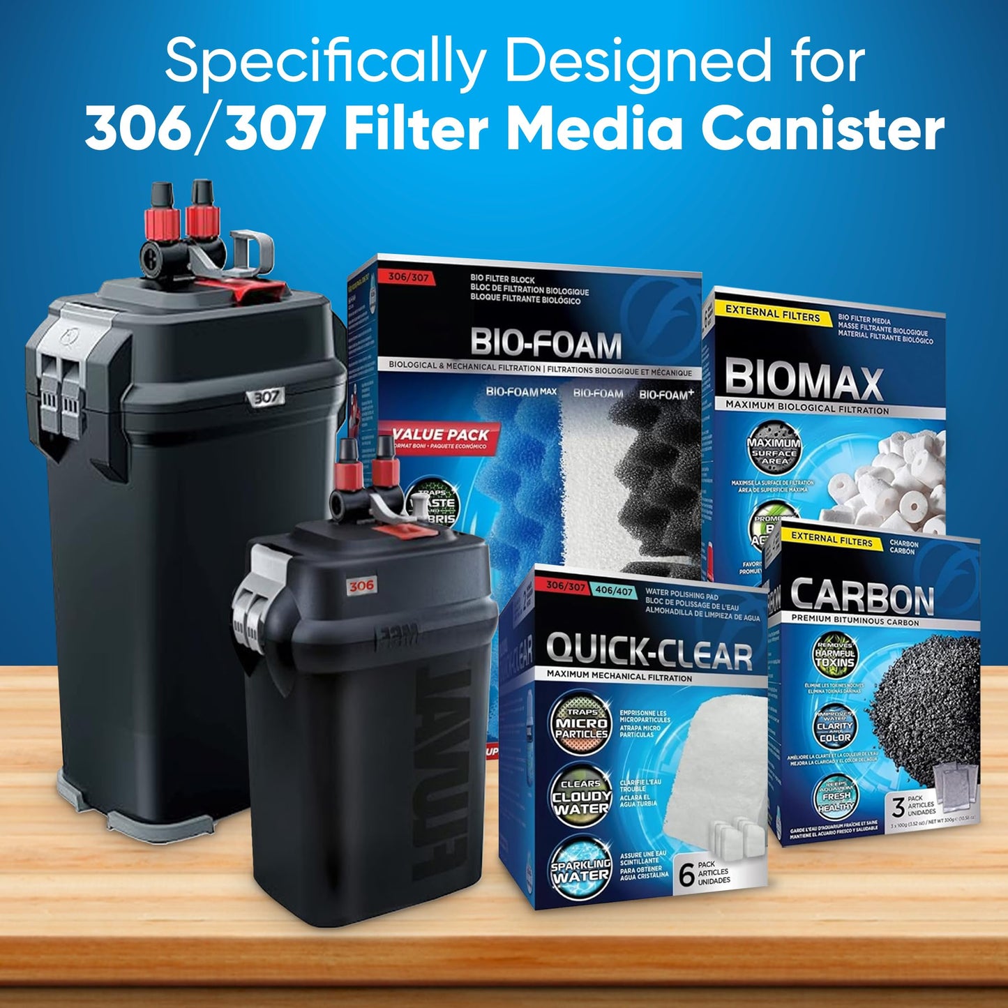 Fluval 306/307 Canister Filter Media Kit