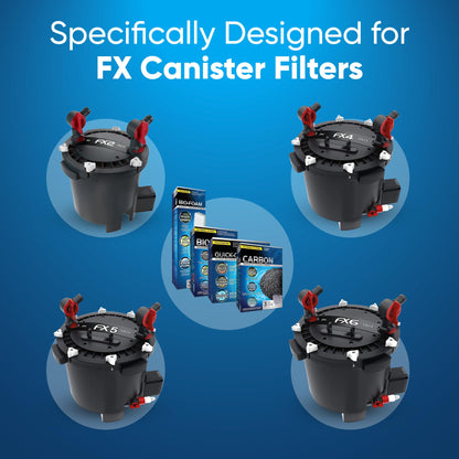 Fluval FX4/FX5/FX6 Canister Filter Media Kit