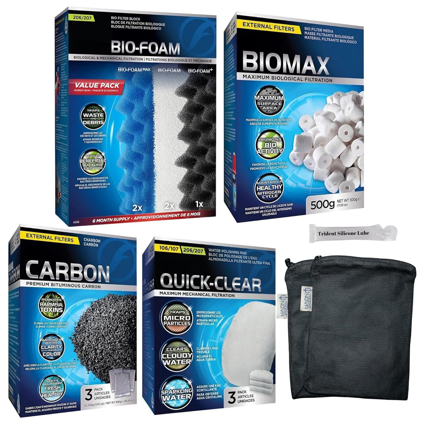 Fluval 206/207 Canister Filter Media Kit