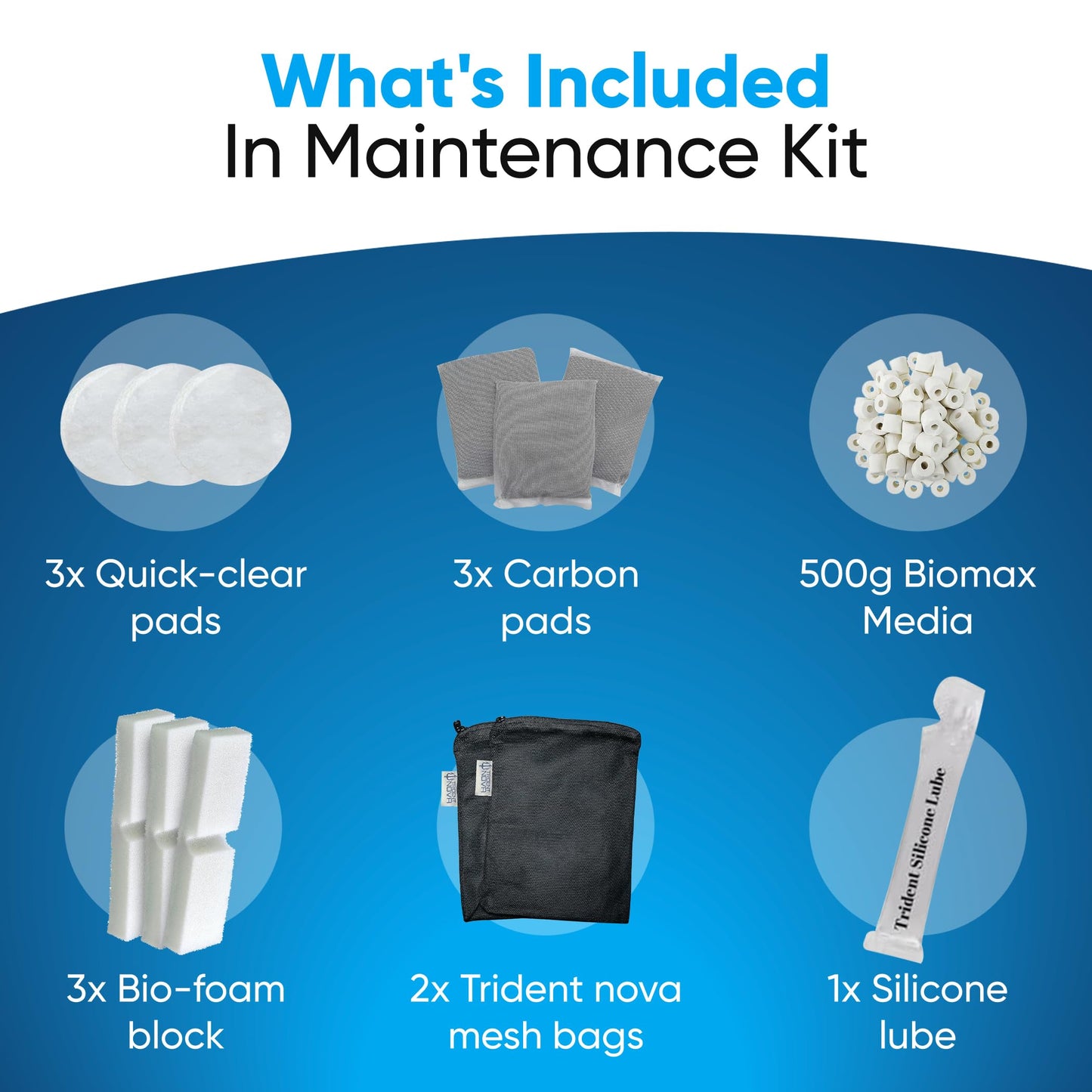 Fluval FX4/FX5/FX6 Canister Filter Media Kit