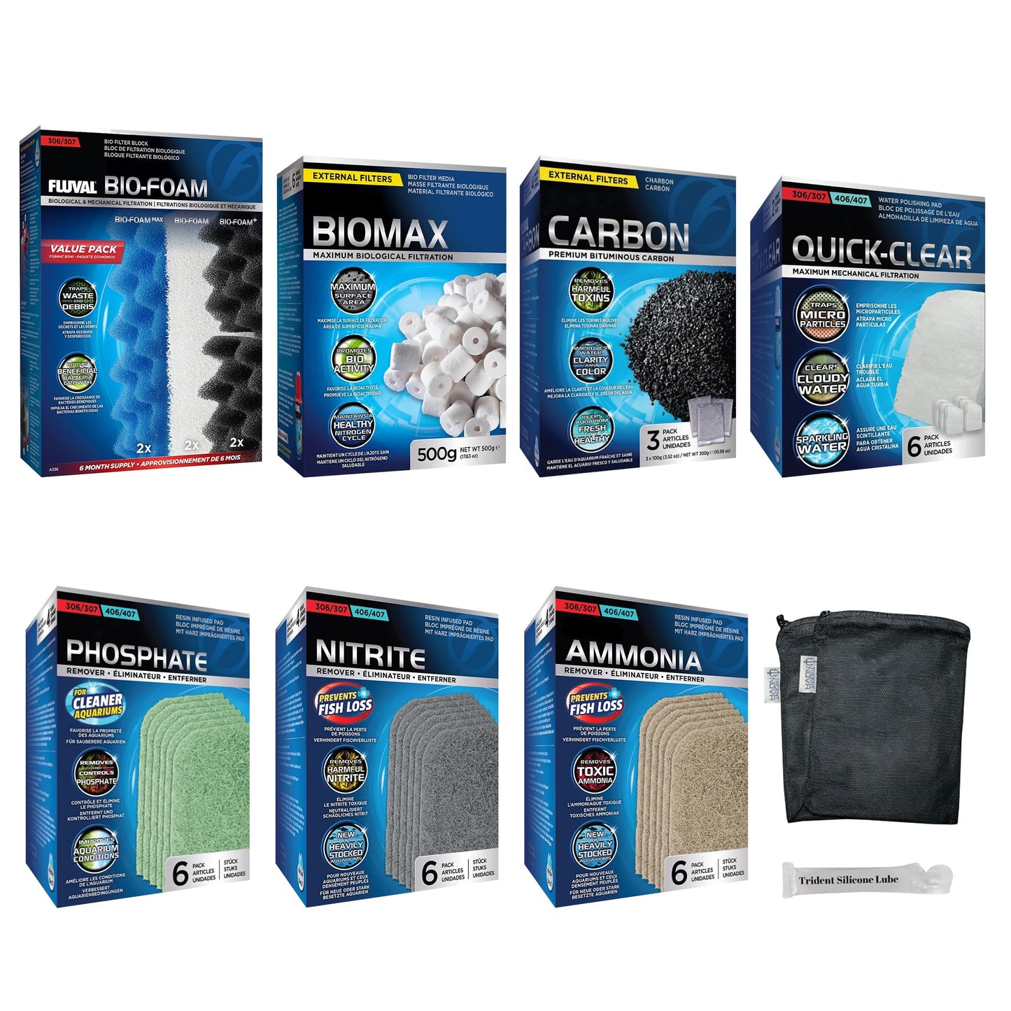 Fluval 306/307 Canister Filter Media Kit