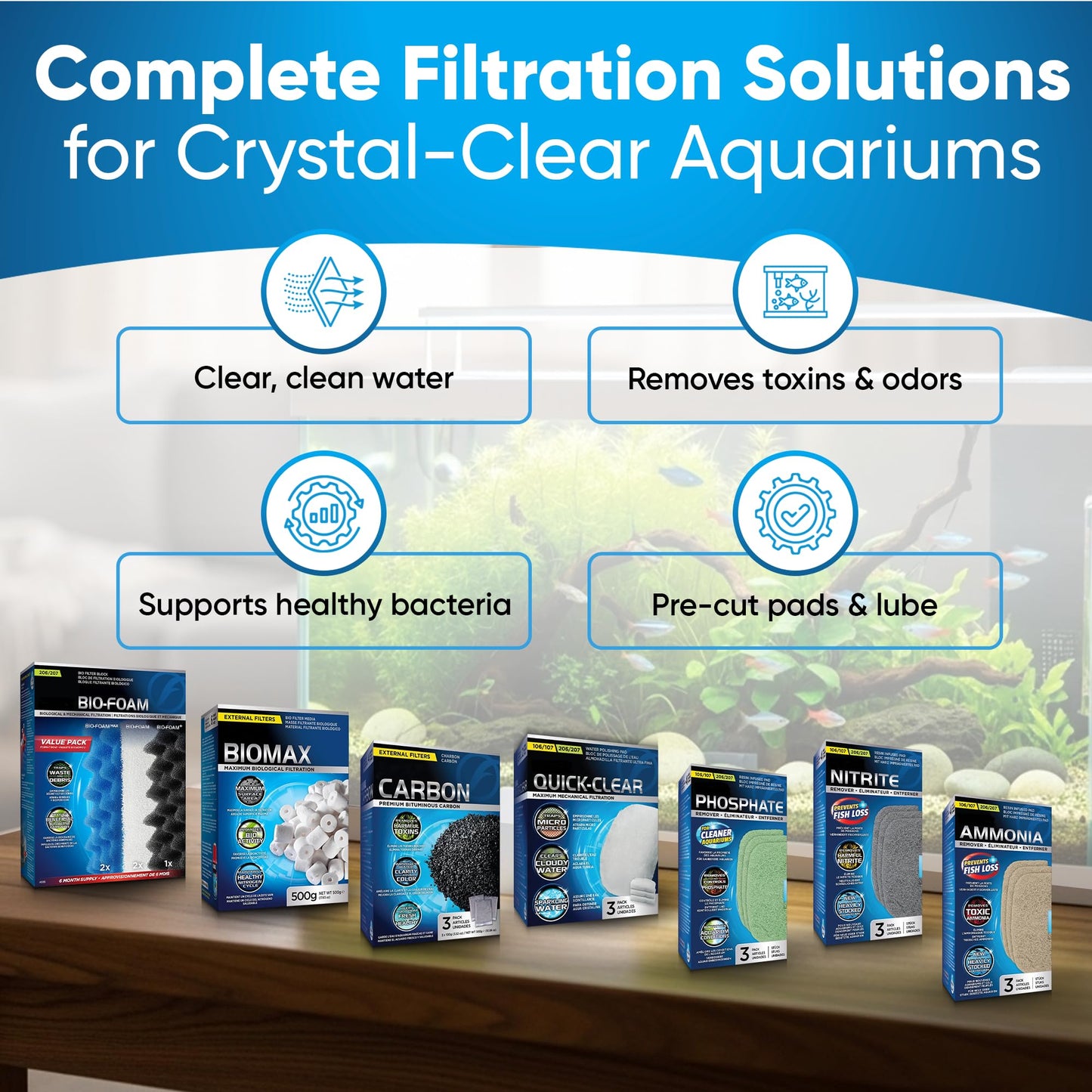 Fluval 206/207 Canister Filter Media Kit