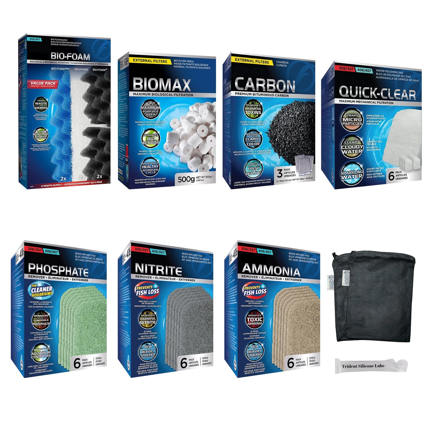 Fluval 406/407 Canister Filter Media Kit