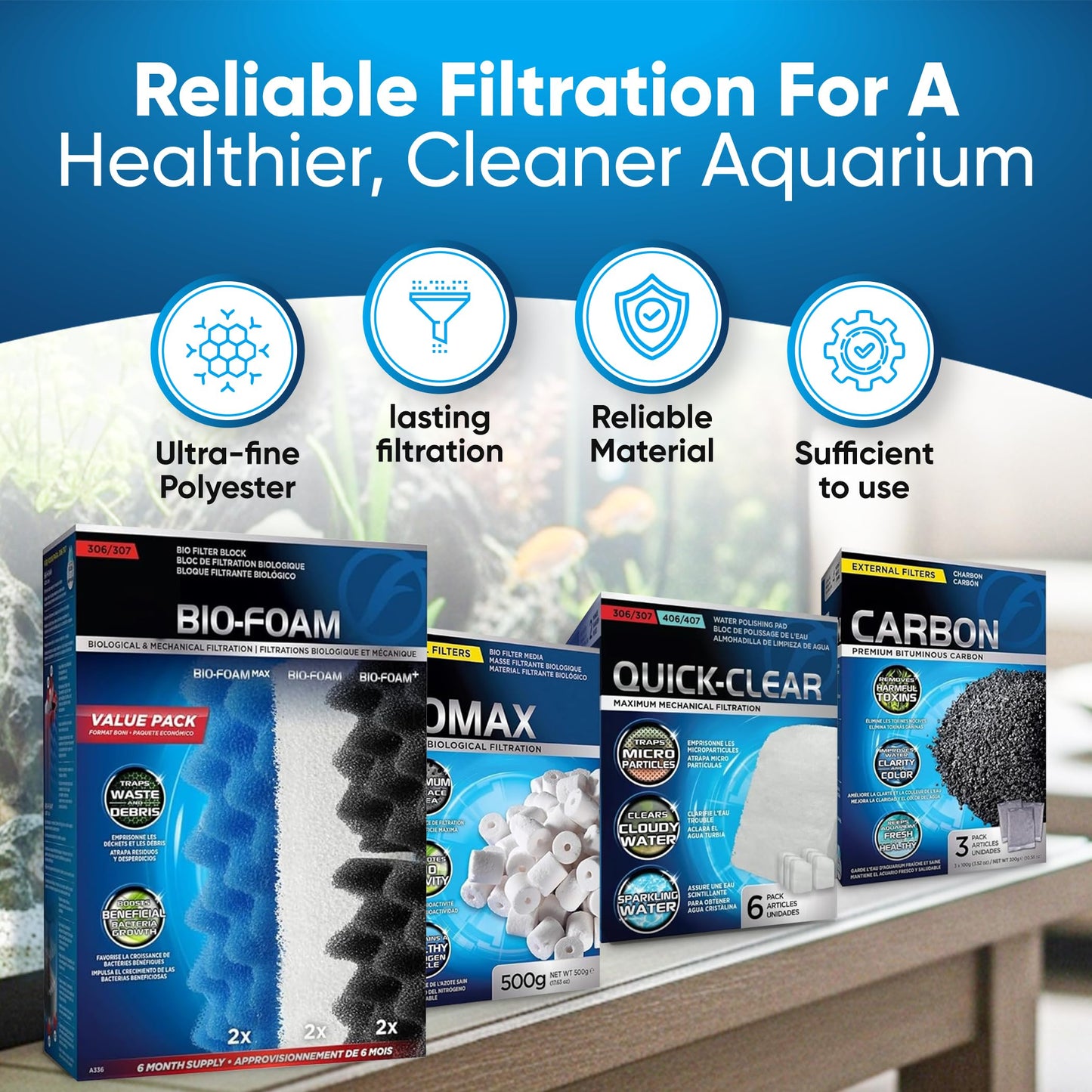 Fluval 306/307 Canister Filter Media Kit